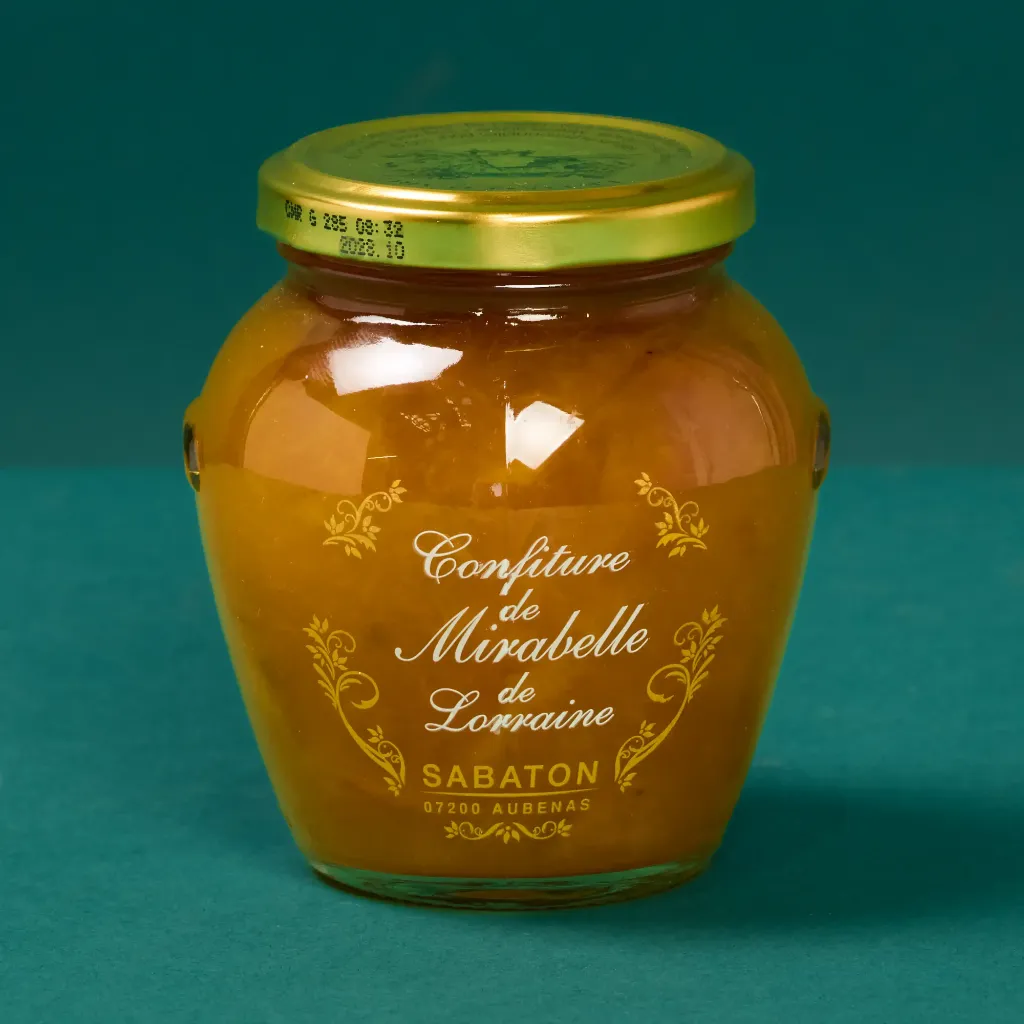 Confiture de mirabelle bocal 350g sabaton
