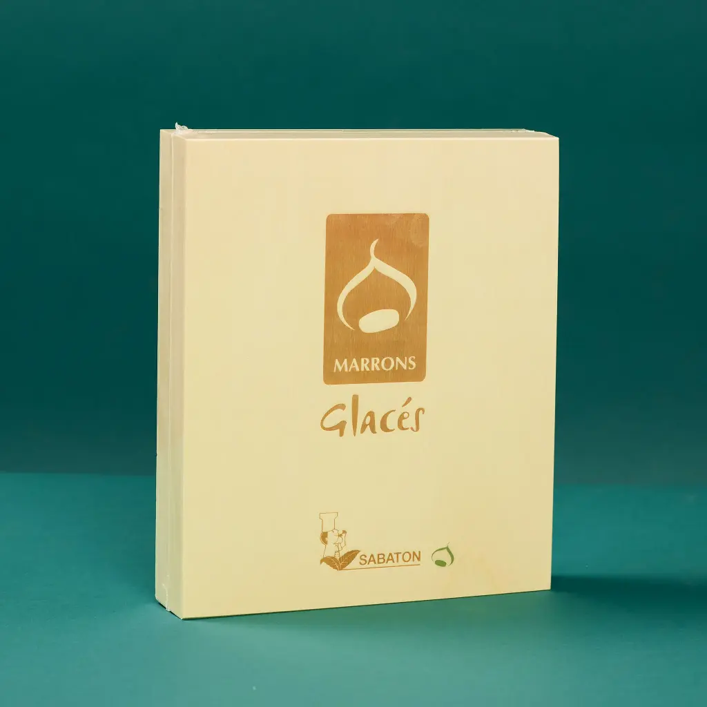 Coffret en bois 24 marrons entier 320g    SABATON