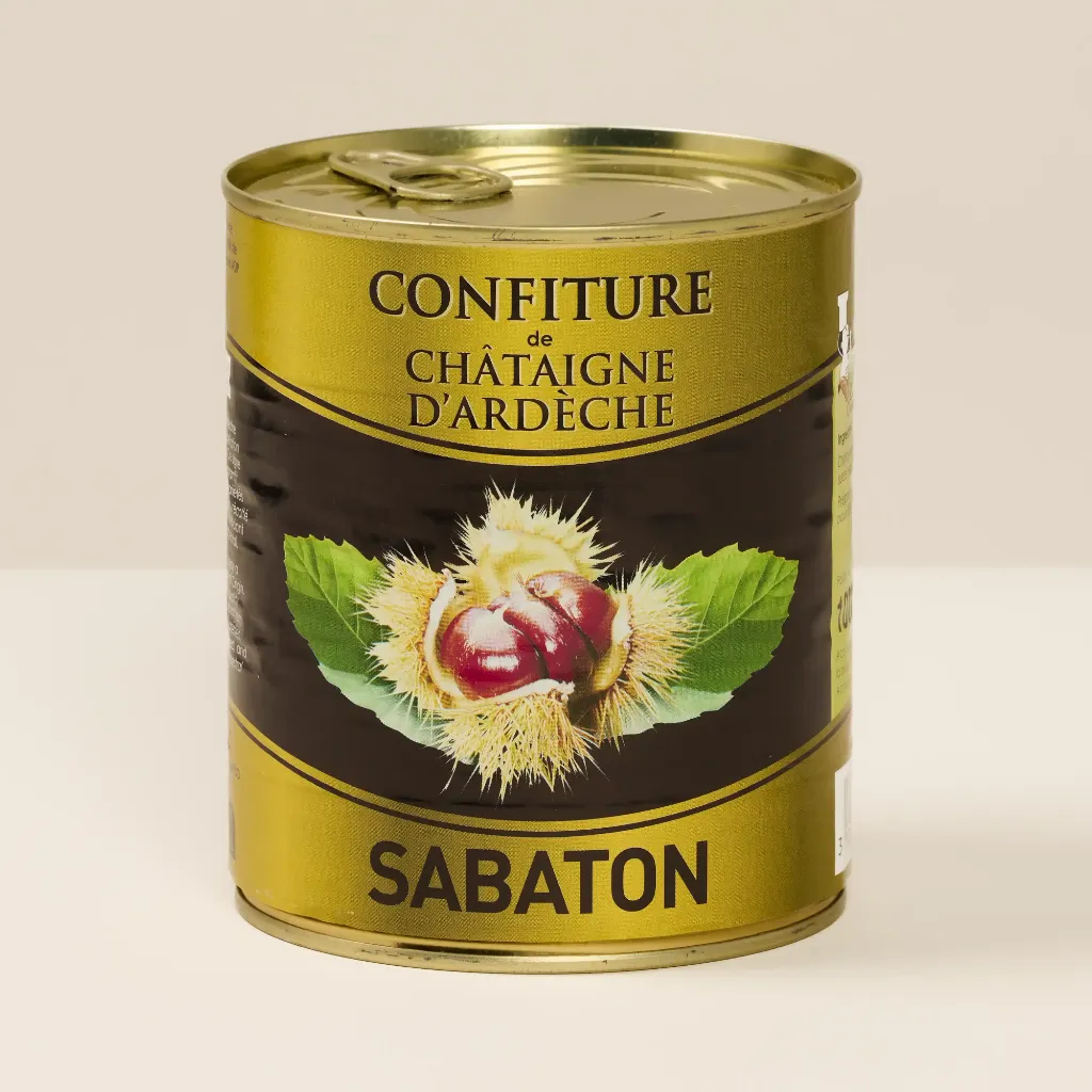 Confiture chataigne ardèche 1kg 4/4 sabaton