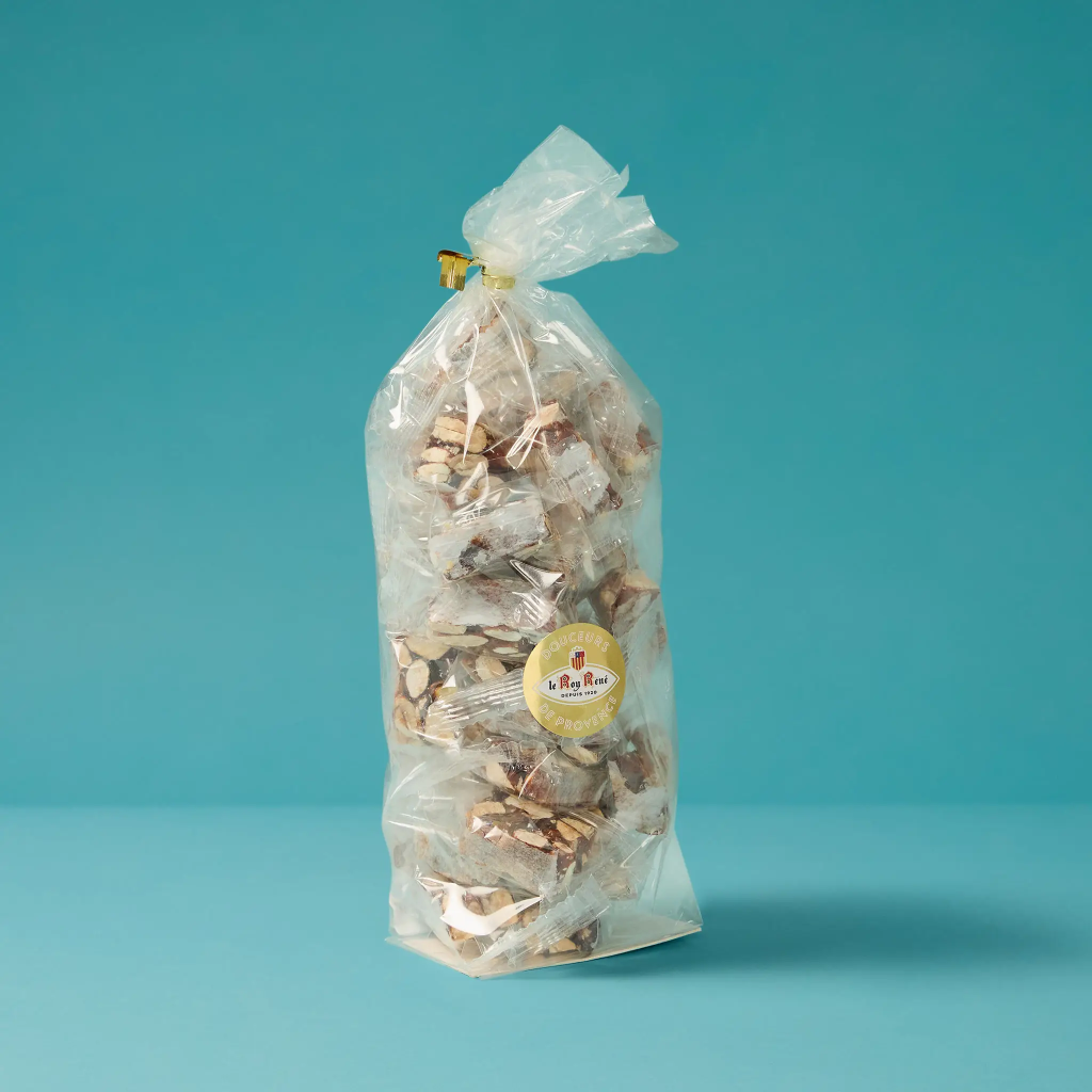 Small crunchy dark nougat 200g Le Roy René