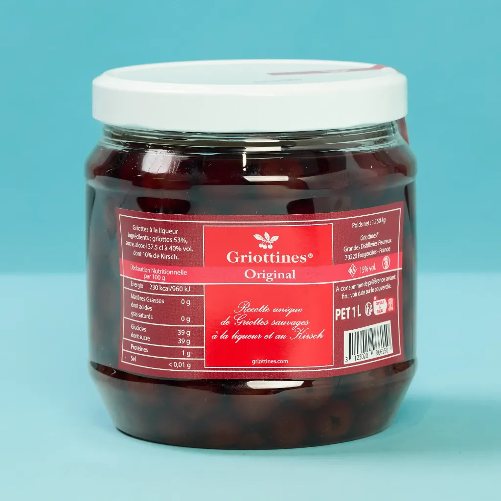Griottines en pet original 15% 1l