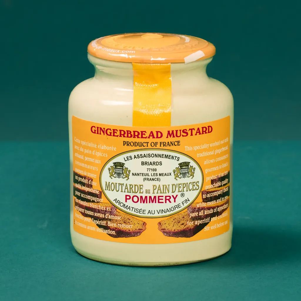 Moutarde au pain d'épices 250g meaux