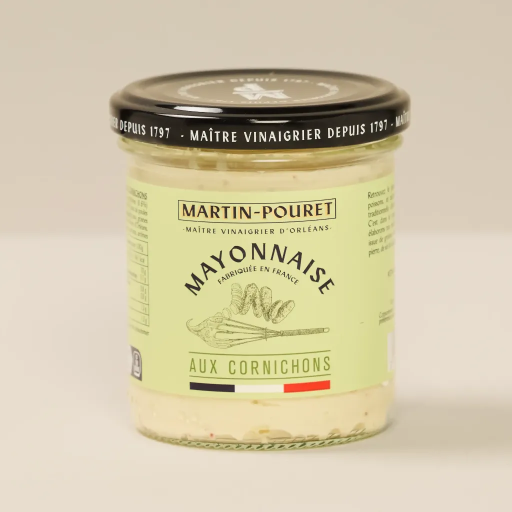Mayo à la moutarde cornichons 170g martin pouret