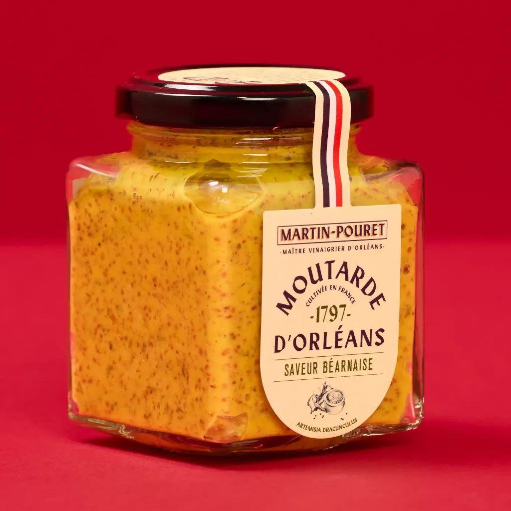 Moutarde saveur béarnaise 200g martin pouret