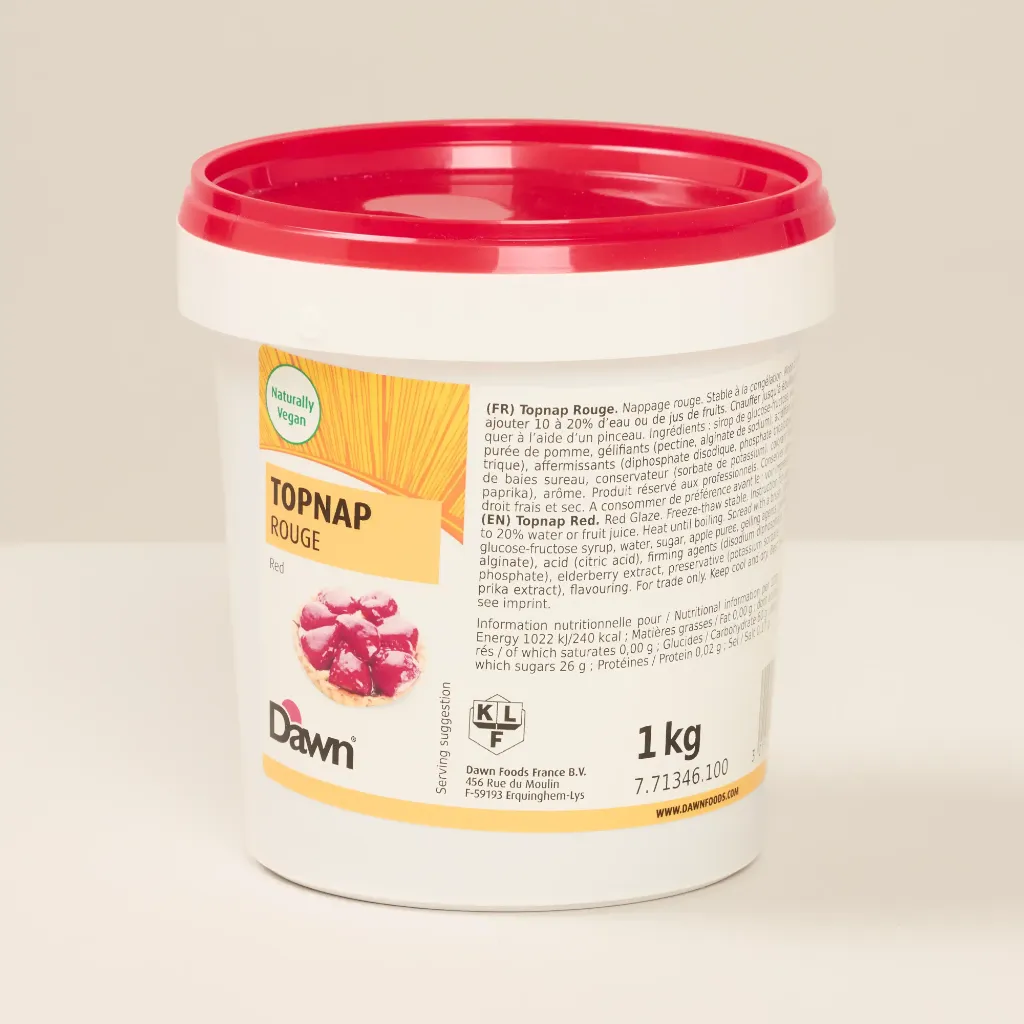 Nappage rouge pot kg dawn