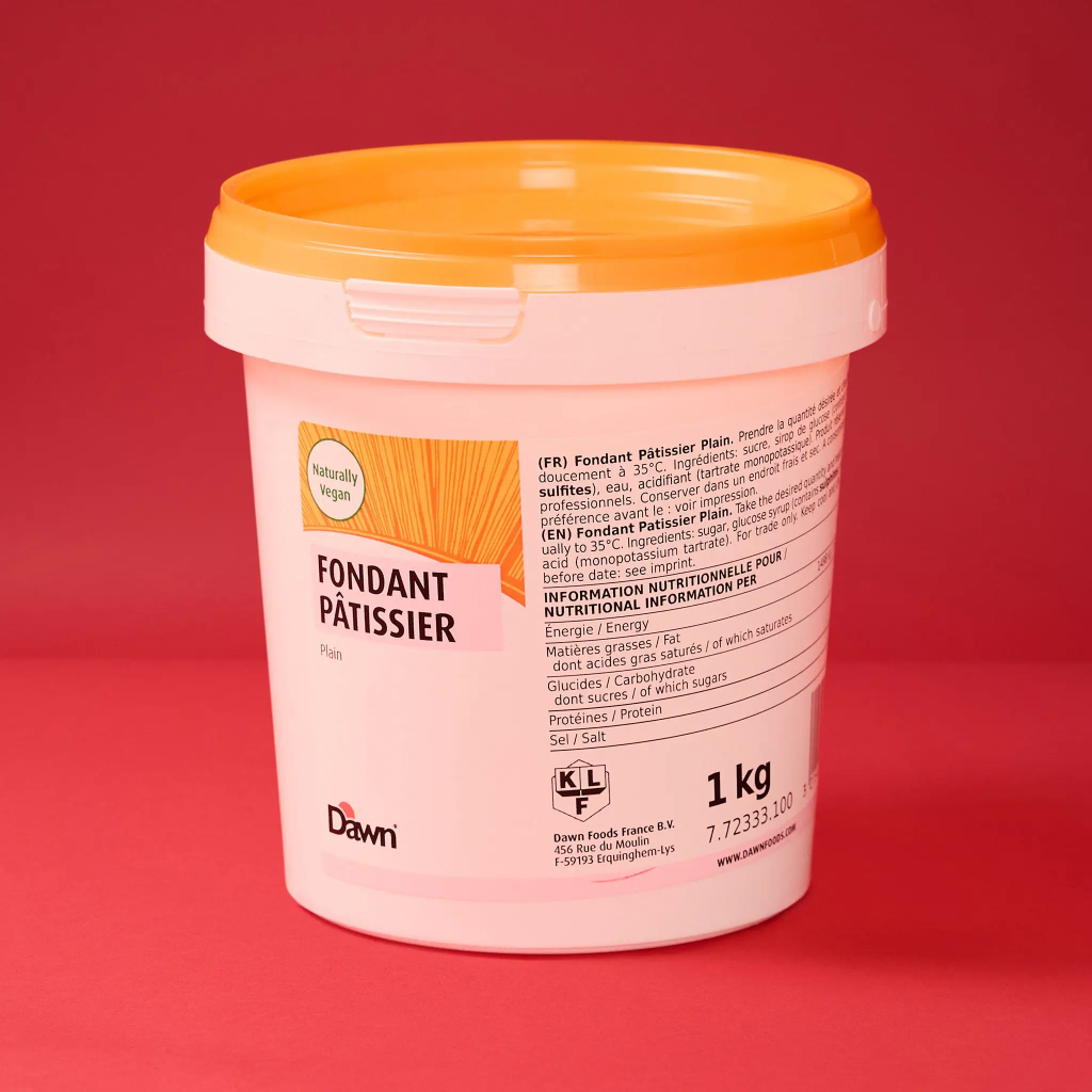 Caullet white fondant 1kg jar