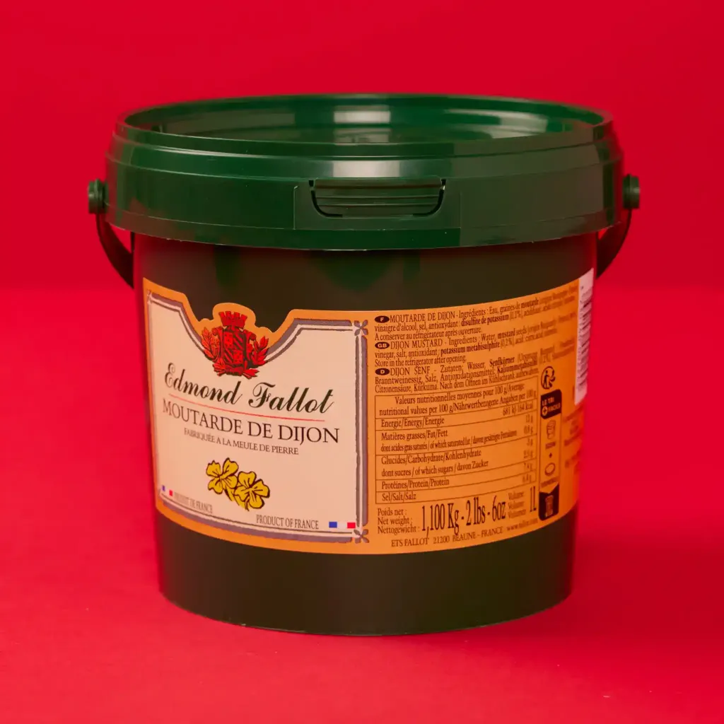 Moutarde de Dijon Edmond Fallot sceau baby plastique 1,1kg
