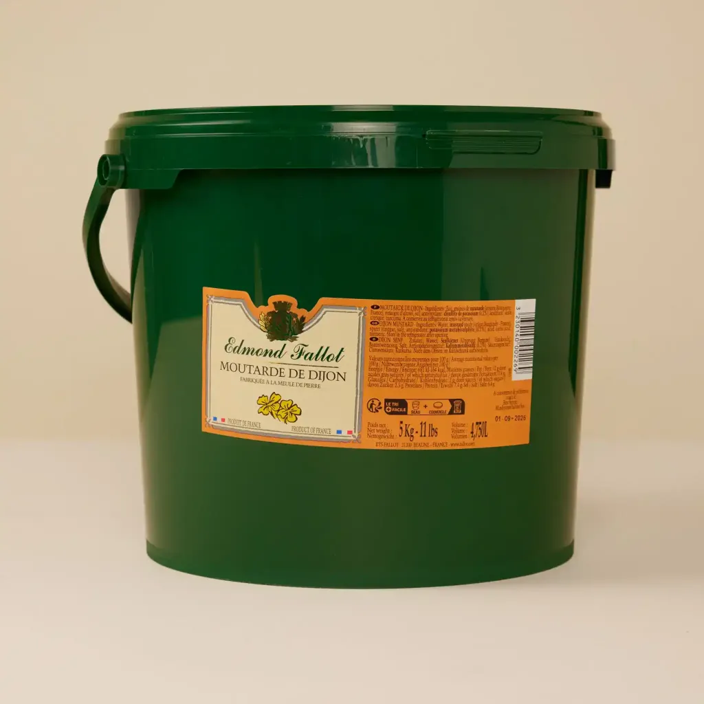 Moutarde de dijon seau pl. 5kg    fallot