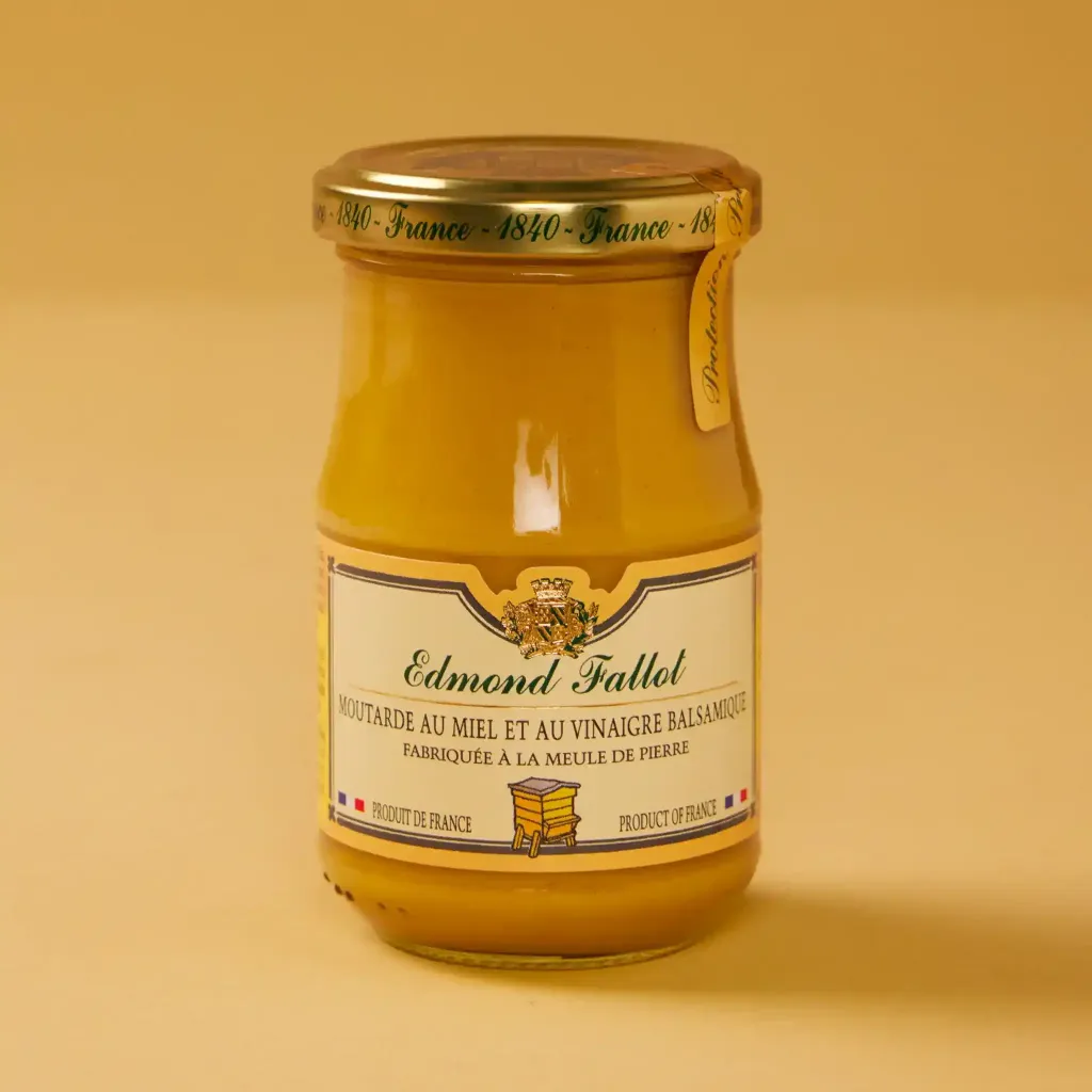 MOUTARDE au Miel  V.balsamique 21cl    FALLOT