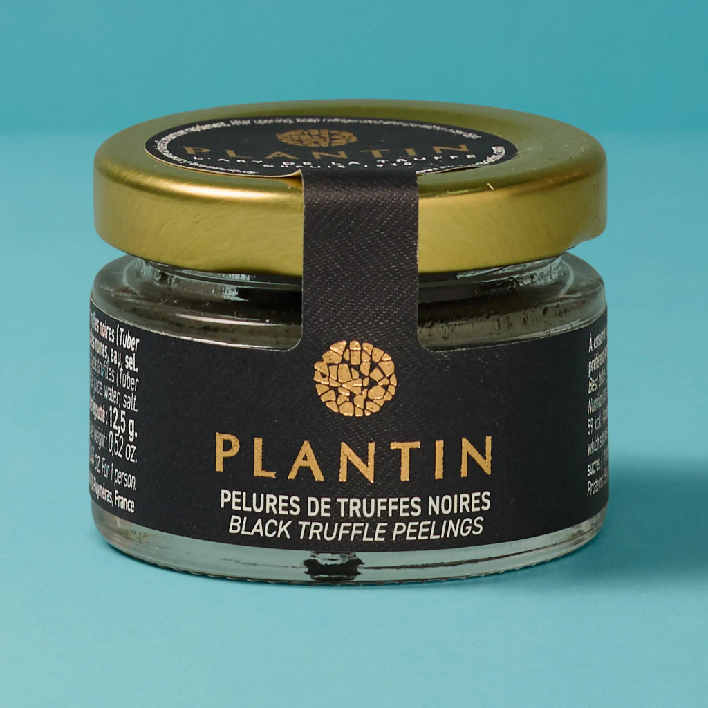Black truffle peelings in a glass jar, 12.5g, Plantain