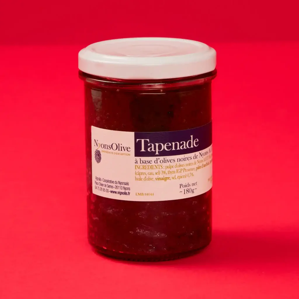Tapenade noire olives/nyons 180g    vignolis