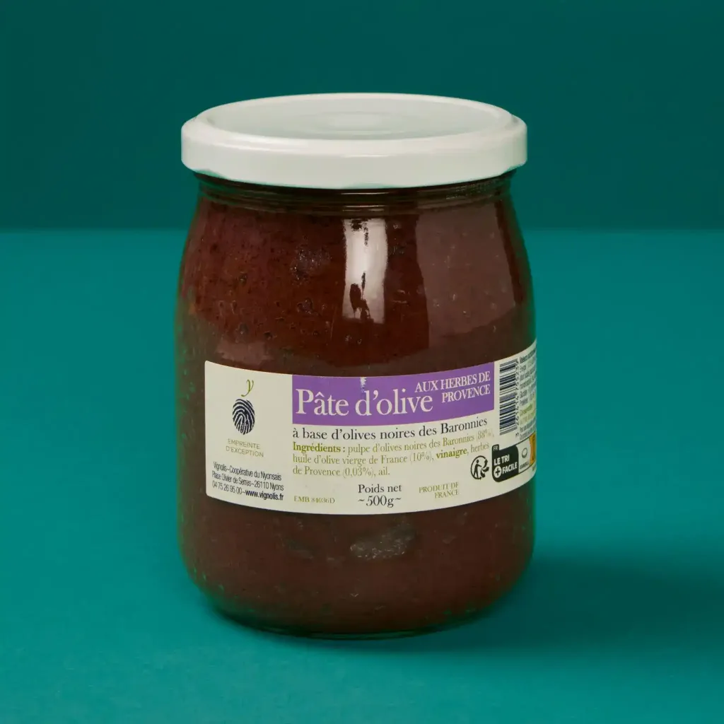 Pate d'olives de nyons 500g vignolis