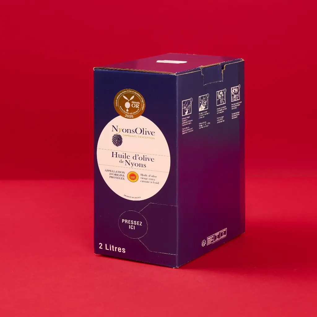 Nyons olive oil A.O.C. 2L bag Vignolis
