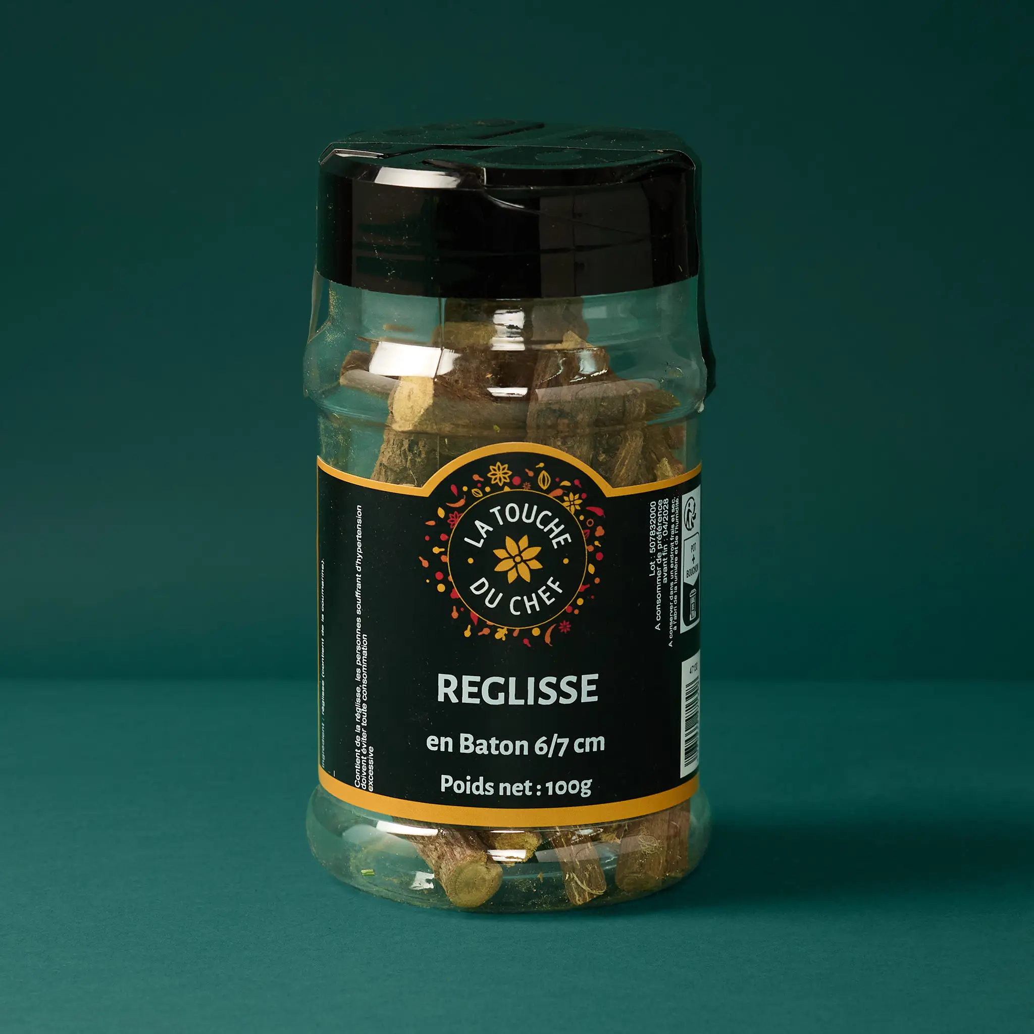REGLISSE EN BATONS 6/7cm 100g    COMPTOIR