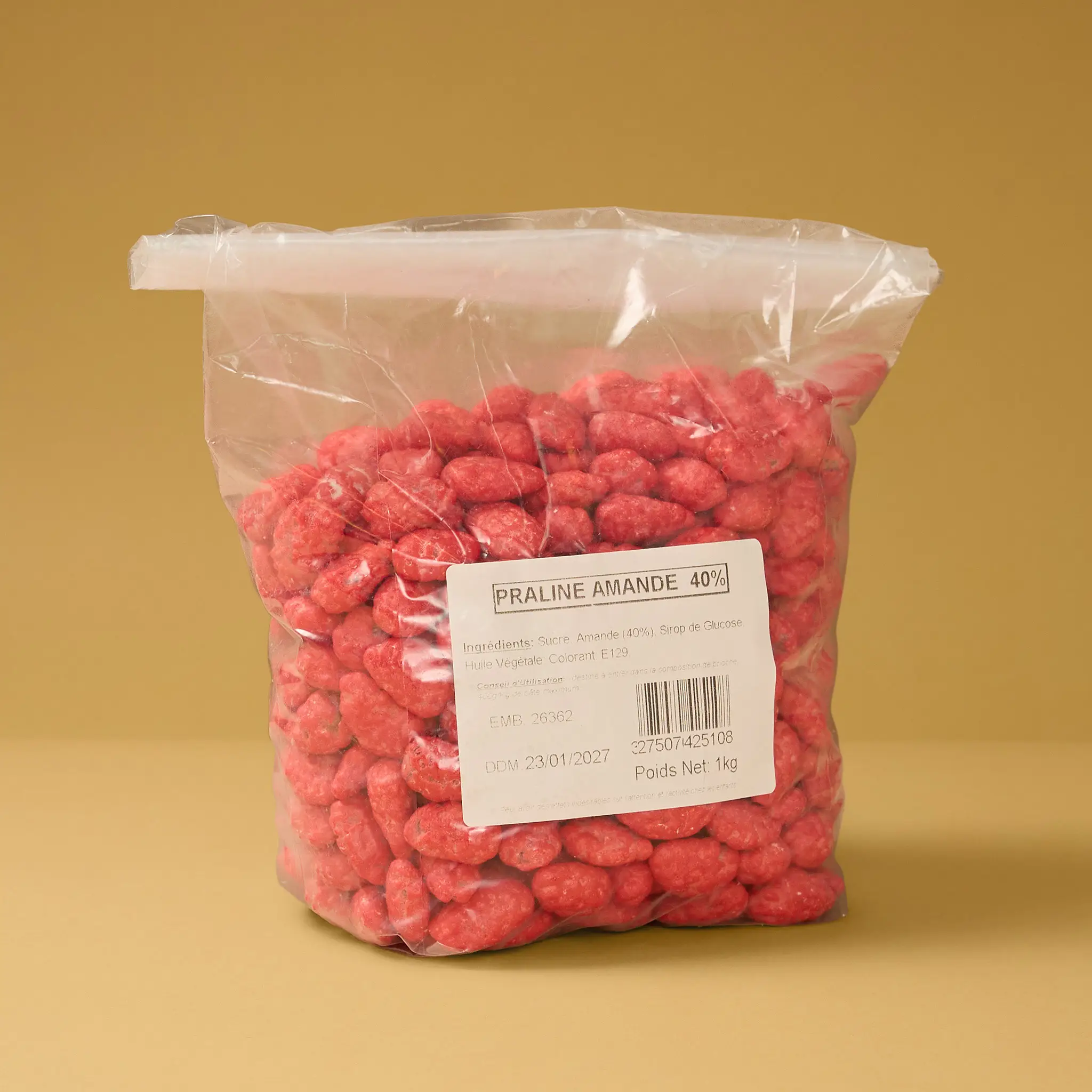 Pralines amandes 40% 1kg VALENCE