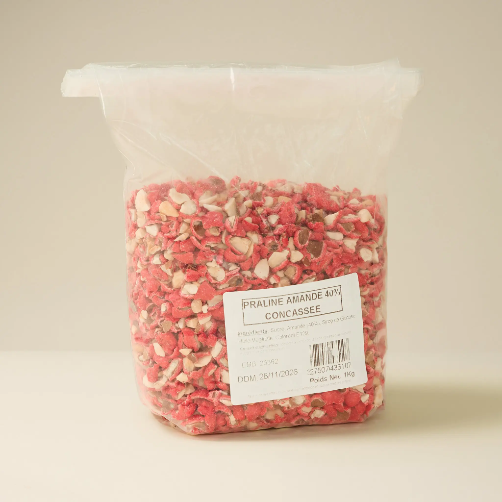 Pralines amandes 40% concassées 1kg