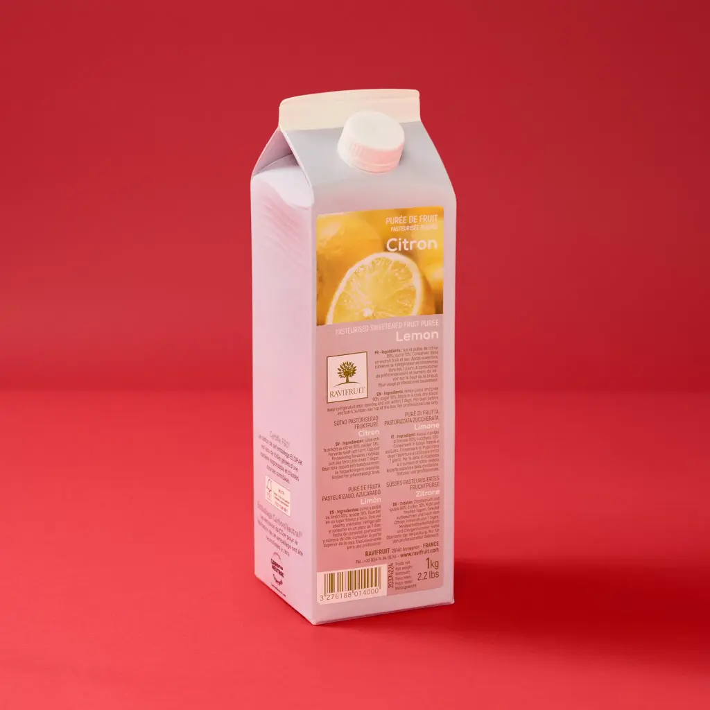 Purée   de CITRON     ambiante  1kg    RAVIFRUIT
