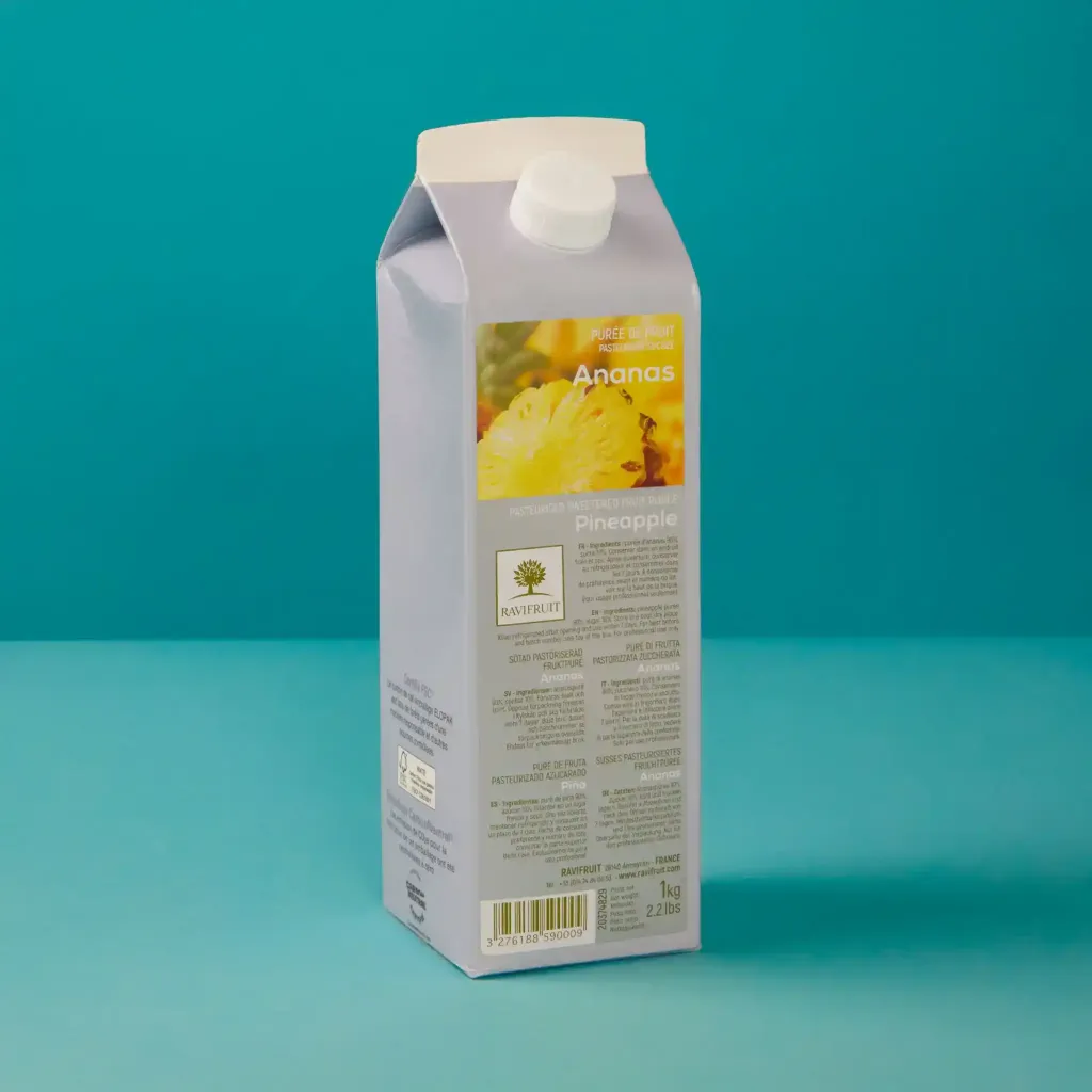 Purée d’ananas ambiante 1kg ravifruit