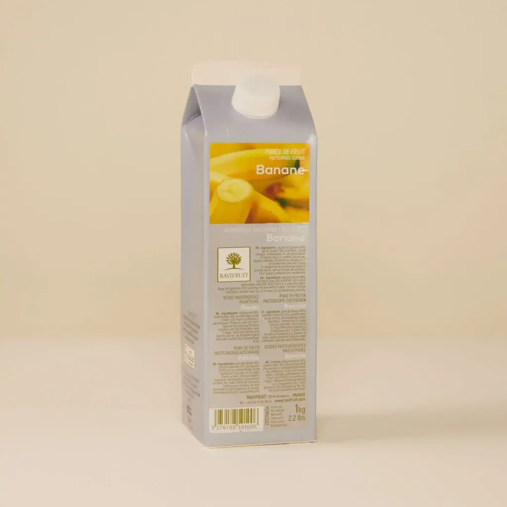Purée   de banane     ambiante  1kg    ravifruit