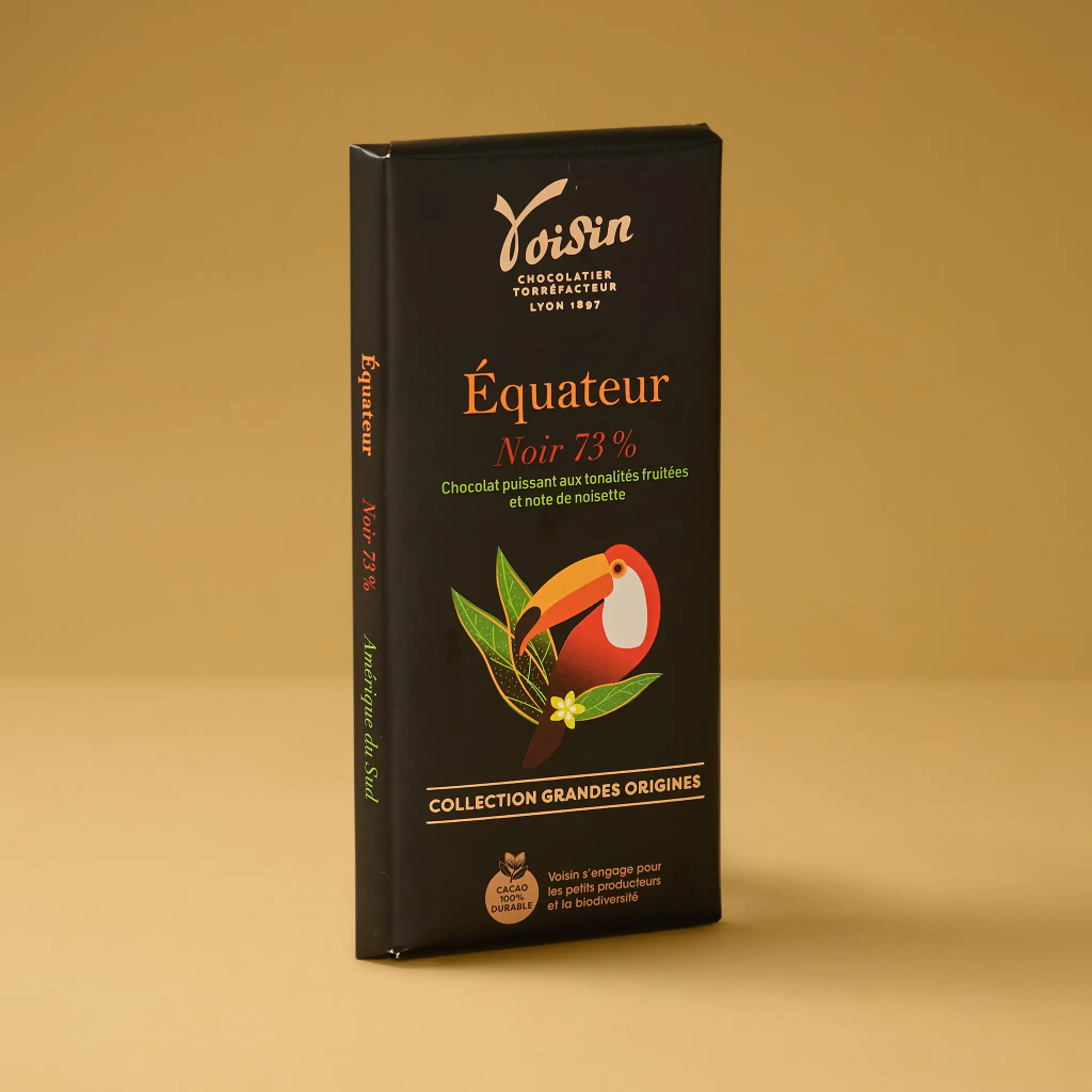 Tablette choc/noir Équateur Voisin 100g Voisin