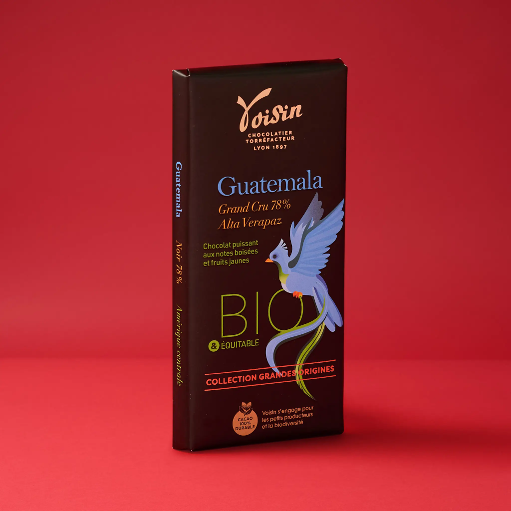 Tablette choc/noir Guatemala Voisin 100g Voisin