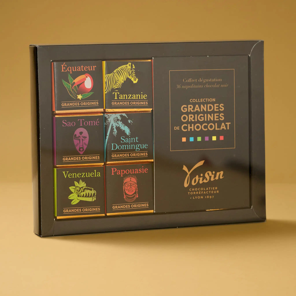 Box of 36 Neapolitan biscuits, 6 origins, 180g Voisin