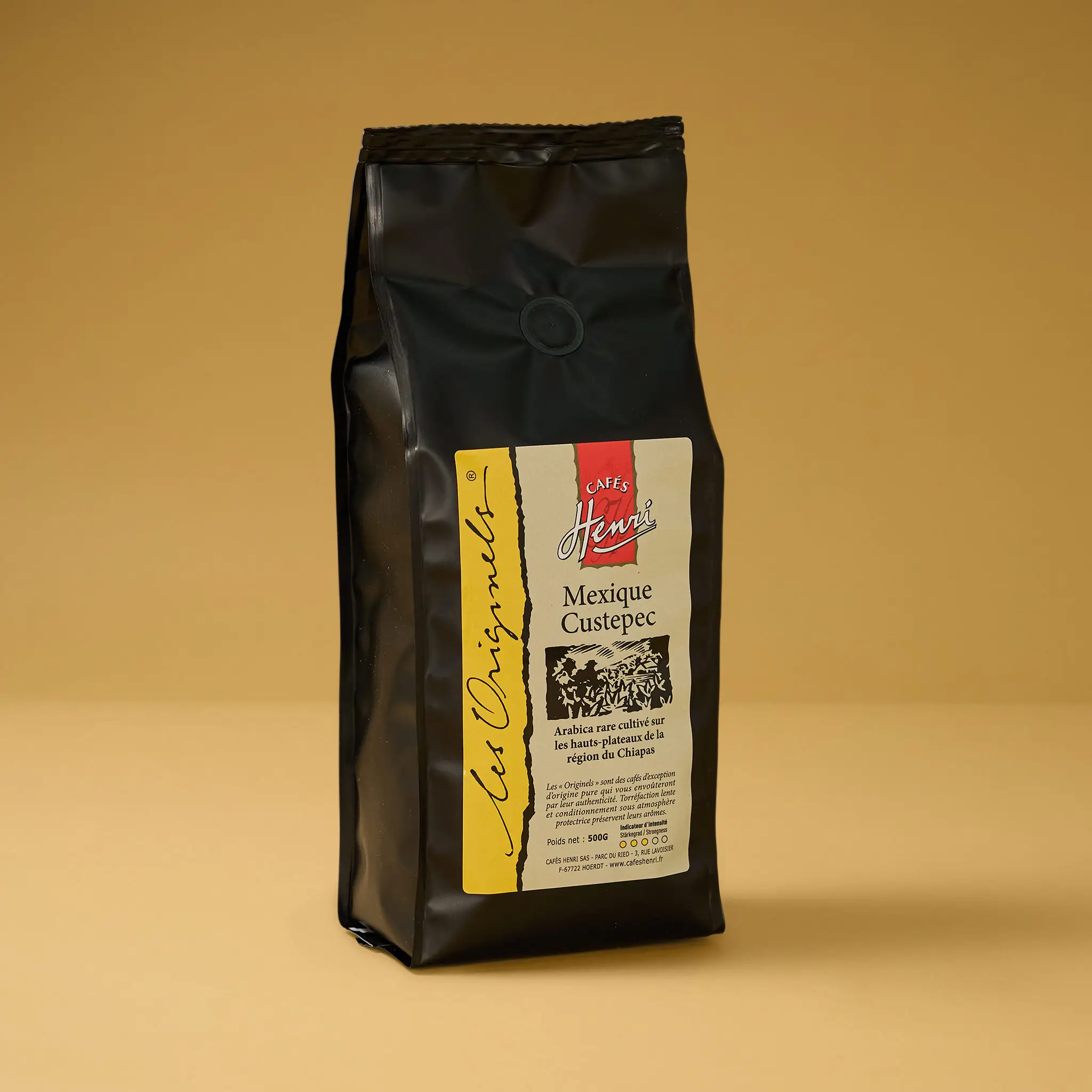MEXIQUE CUSTEPEC 100% Arabica 500g CAFE HENRI