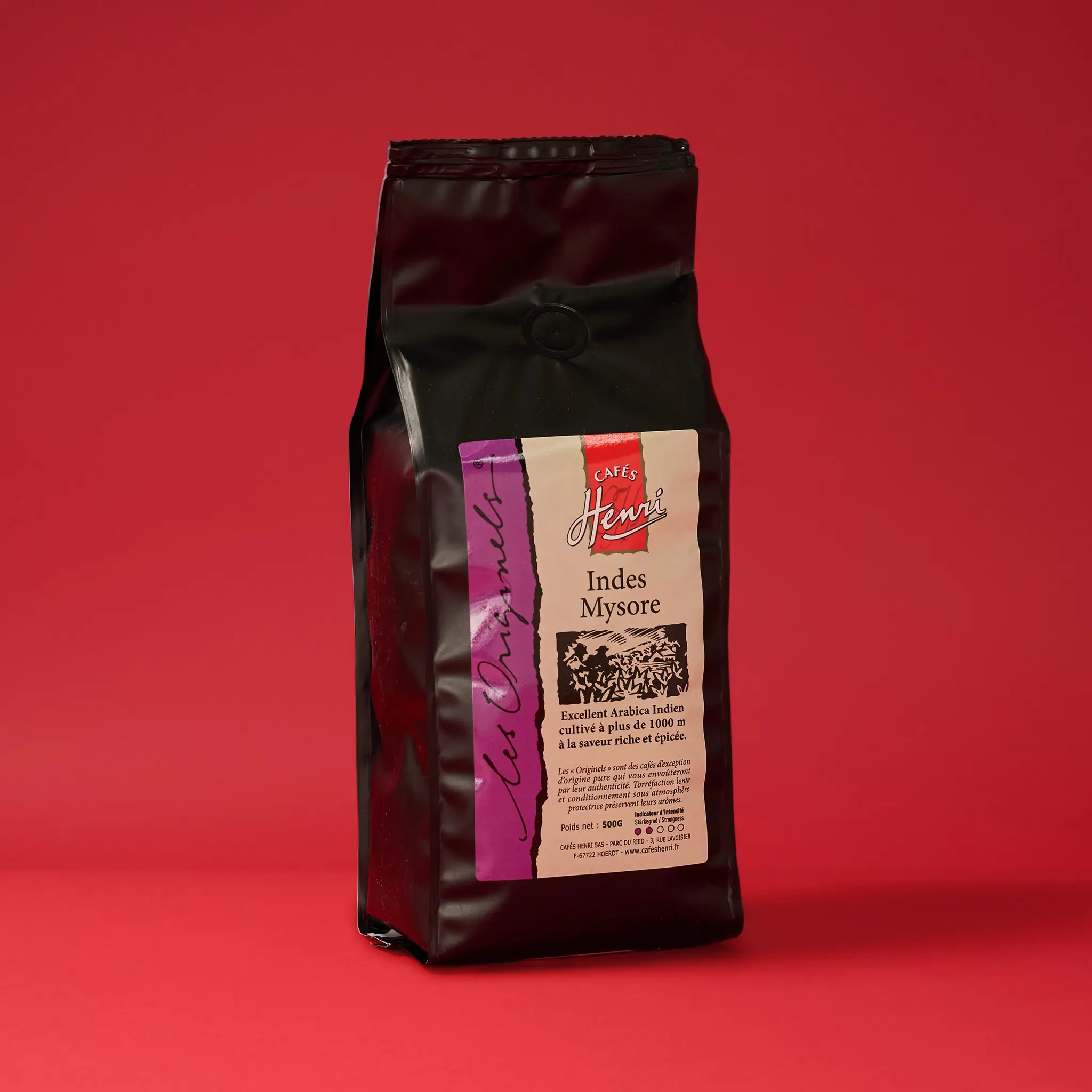 INDES MYSORE 100%arabica  500g    CAFE HENRI