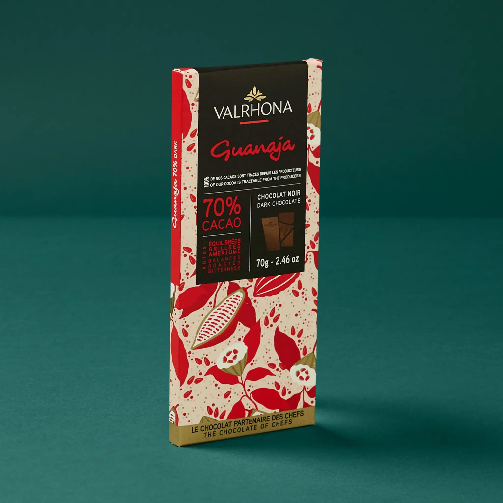 Tablette noir guanaja 70% 70g Valrhona