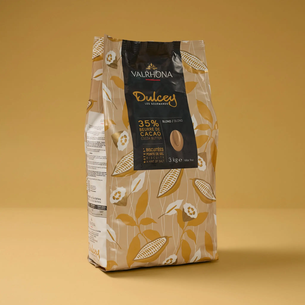 Chocolat dulcey blond fève 3kg Valrhona