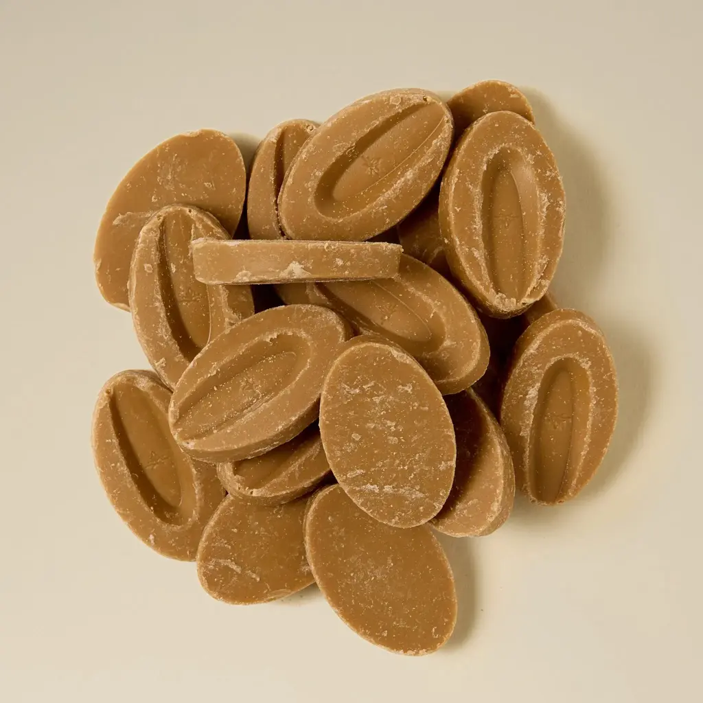 Chocolat Dulcey blond 35%  fève 1kg    VALRHONA