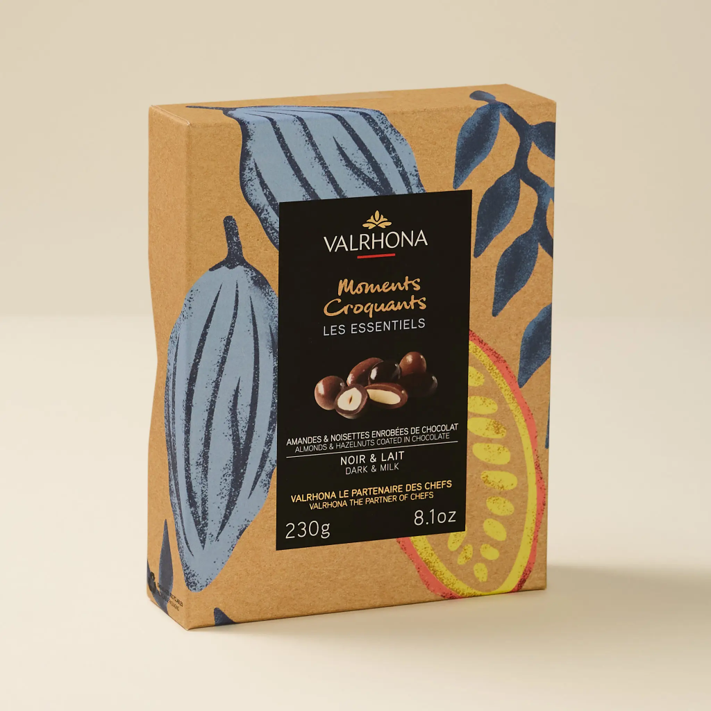 Coffret equinoxe noir/lait 230g Valrhona