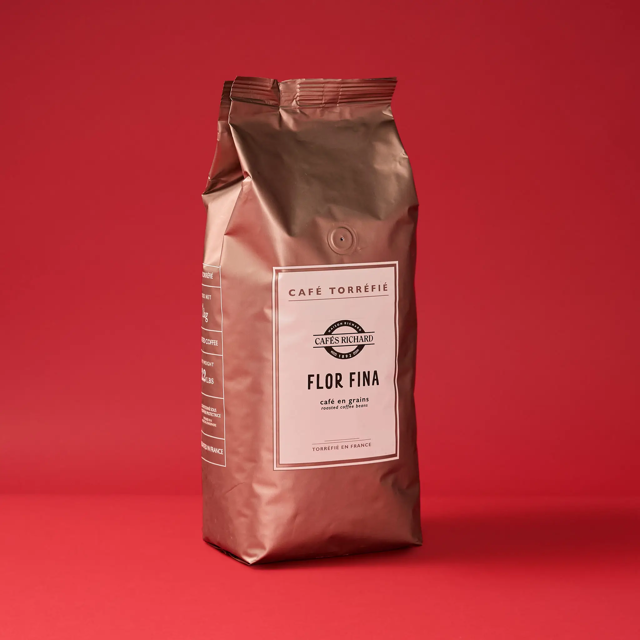 CAFE FLOR FINA  GRAINS 1kg RICHARD
