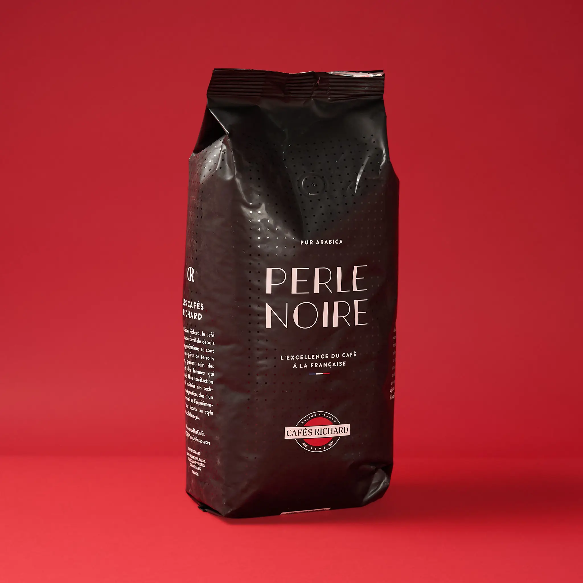 CAFE PERLE NOIRE GRAINS 1kg RICHARD
