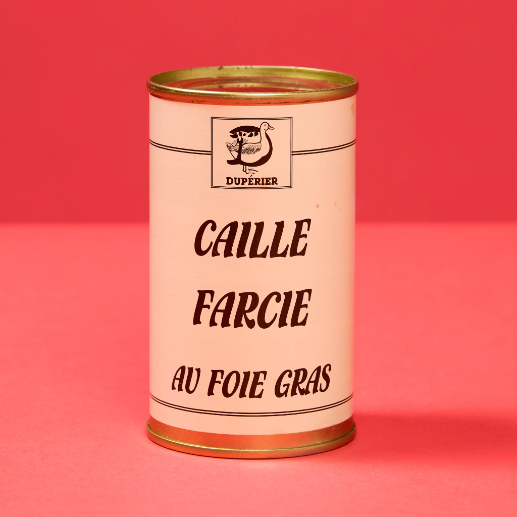 Caille farcie au foie gras 180g    