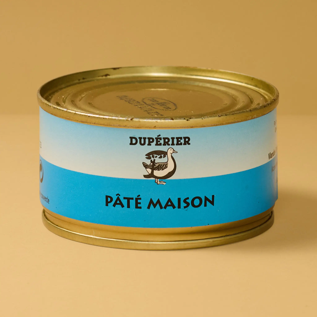 Pâté maison foie gras canard 130g Duperrier