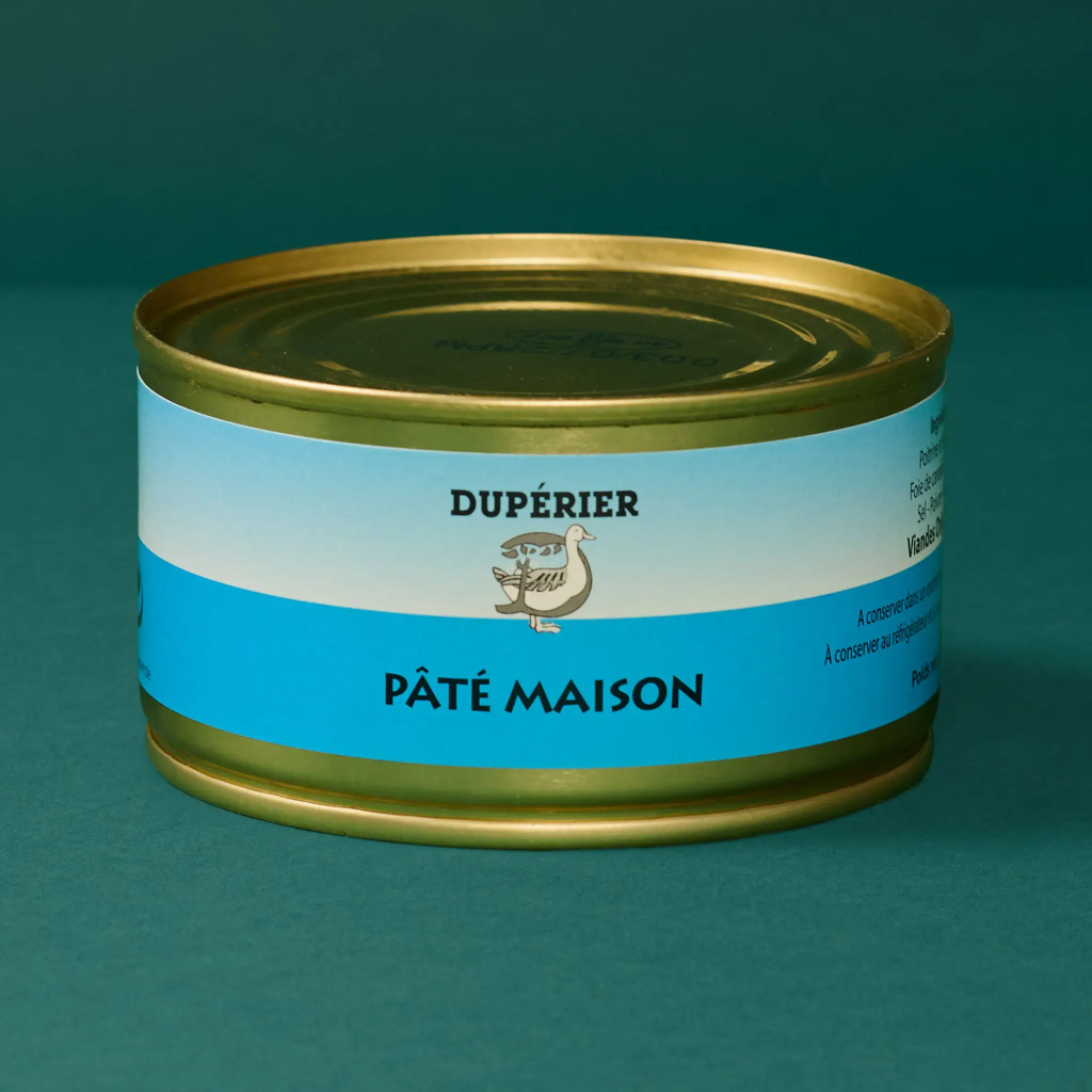 Pâté maison foie gras canard 195g Duperrier