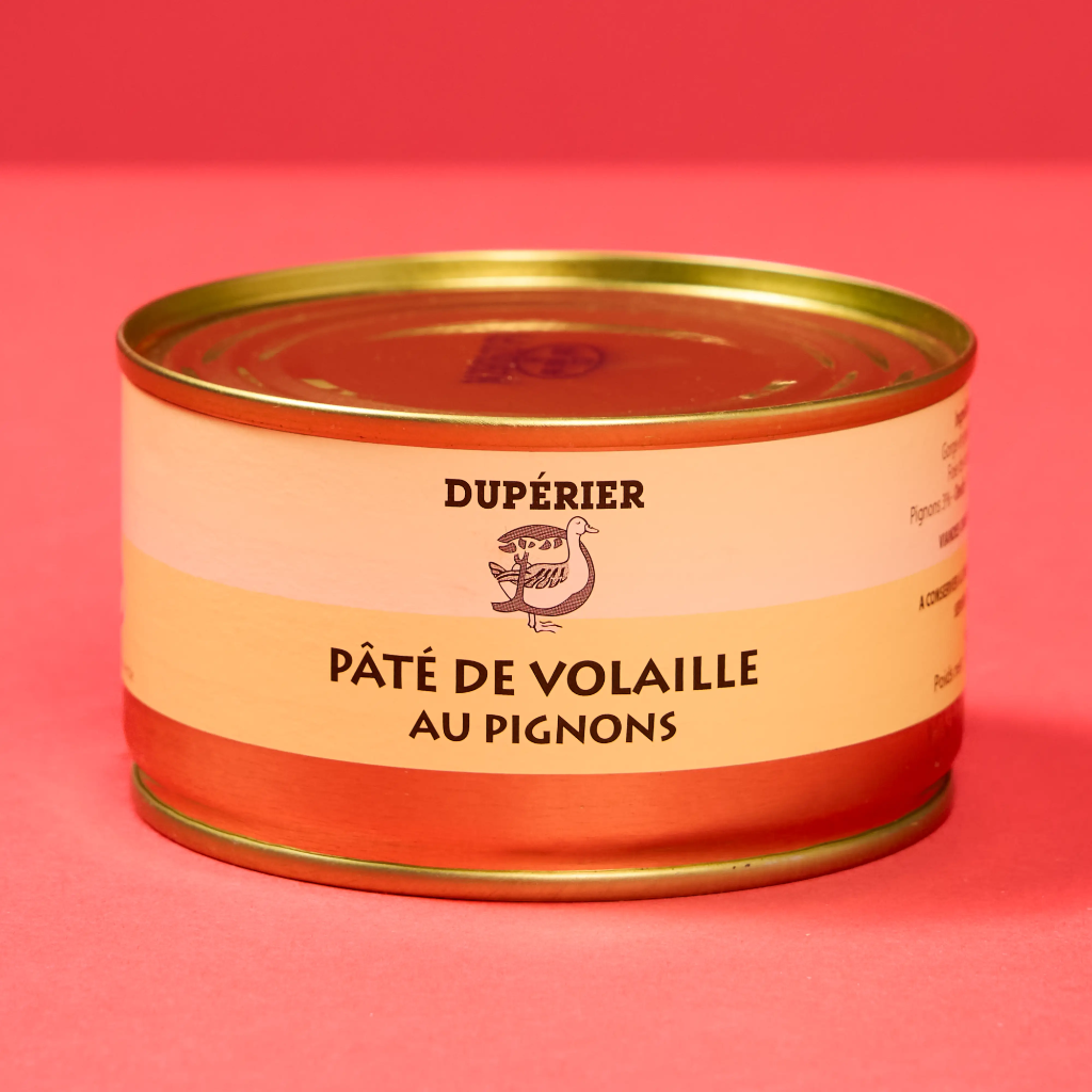 Paté de volaille aux pignons   195g     