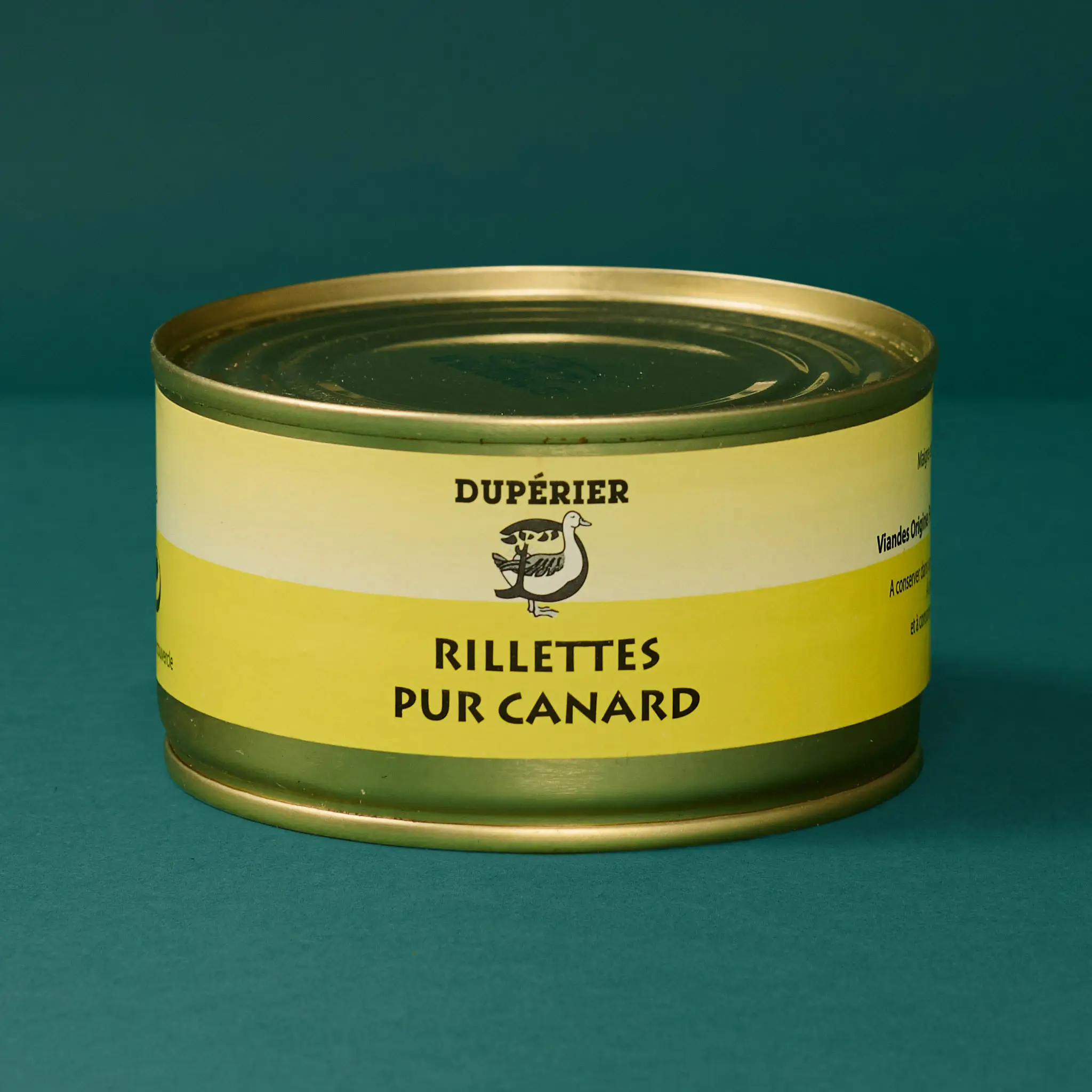 RILLETTES PUR CANARD           190g    DUPERRIER