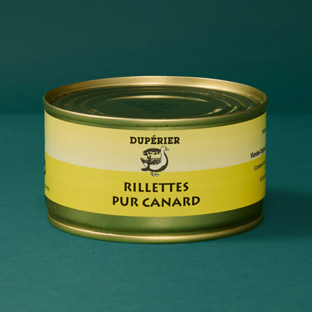 Rillettes pur canard 190g Duperrier