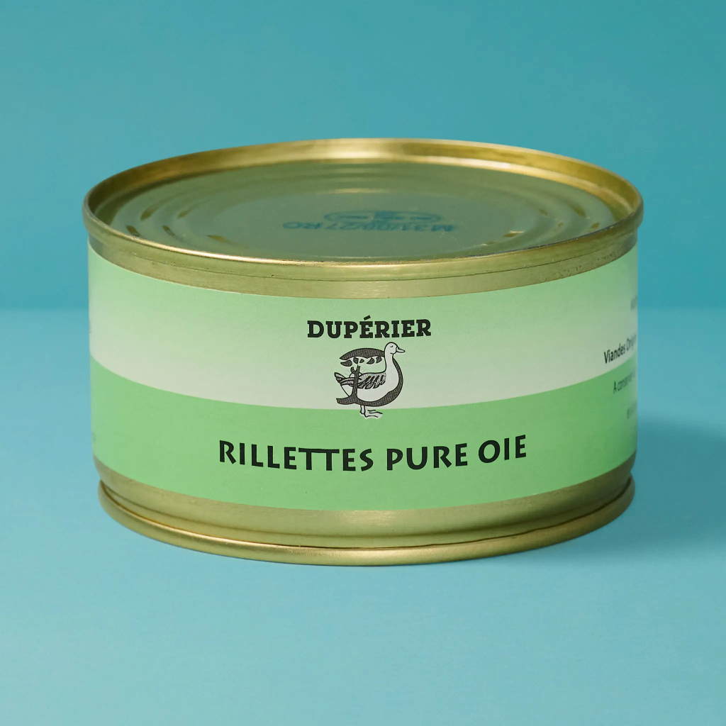 Rillettes pur oie 190g Duperrier