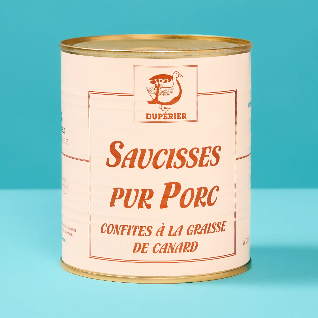Saucisses confites 800g