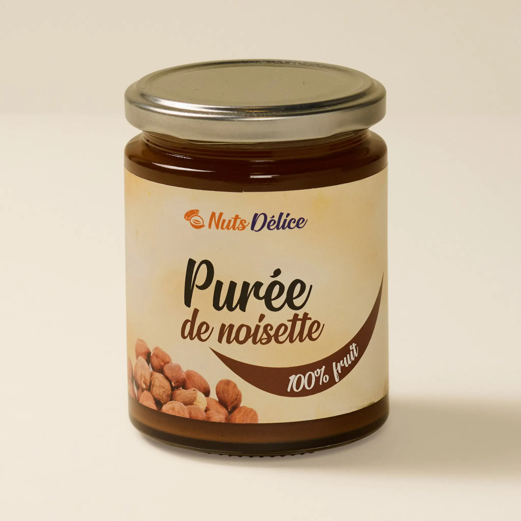 100% raw hazelnut puree 300g