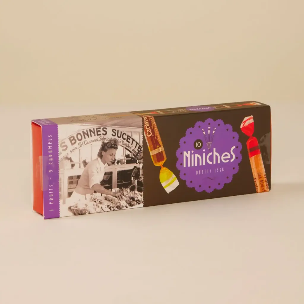 Etui 10 niniches caramels/fruits    armorine