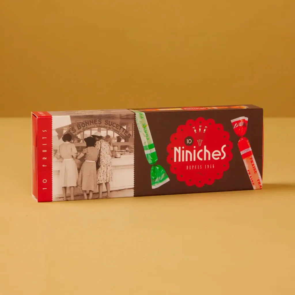 Case of 10 assorted fruit-shaped chocolates, Armorine