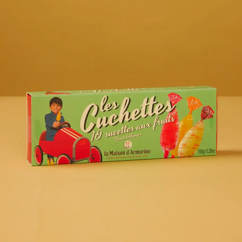 Case of 10 Armorine fruit lollipops