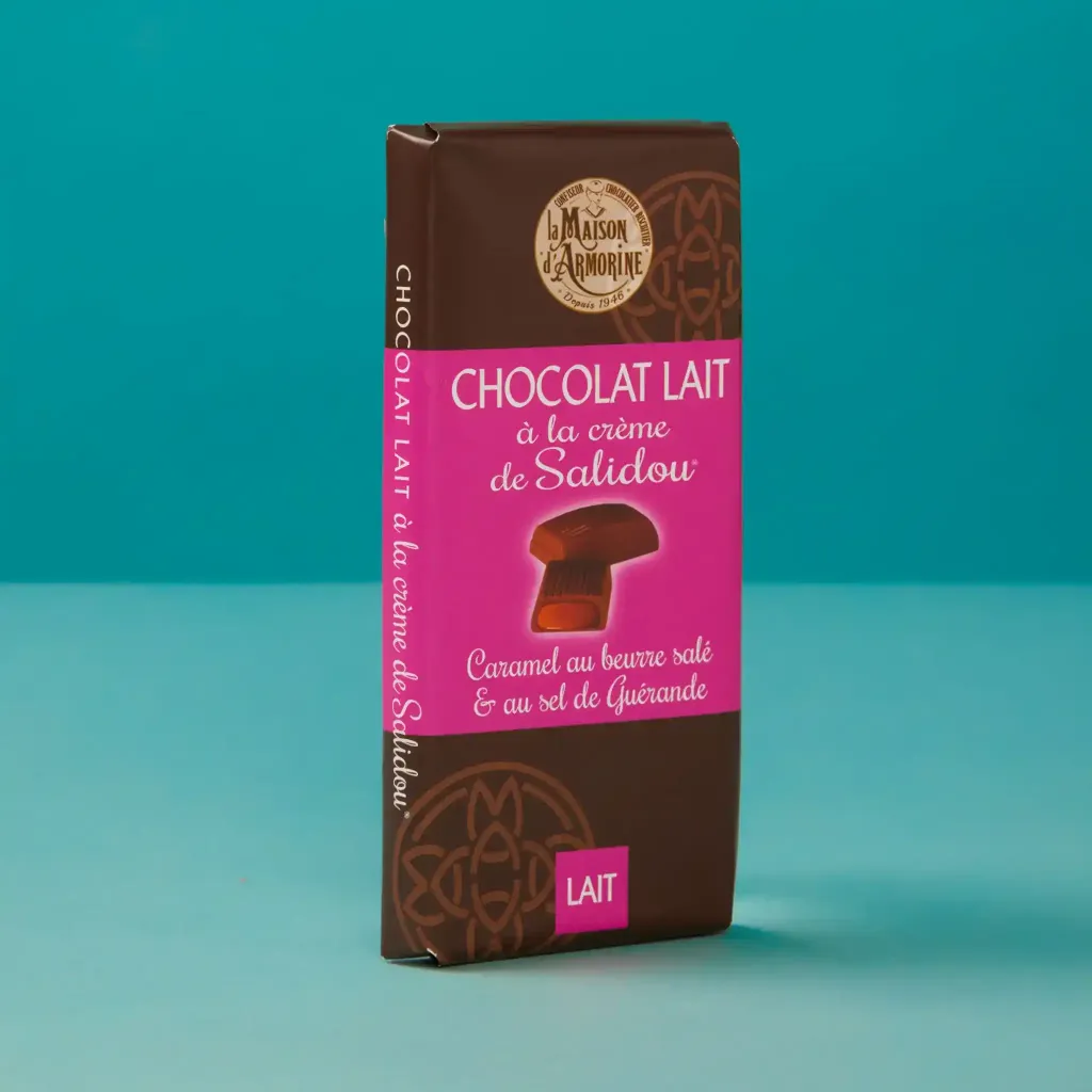 Salidou milk chocolate bar 100g armorine
