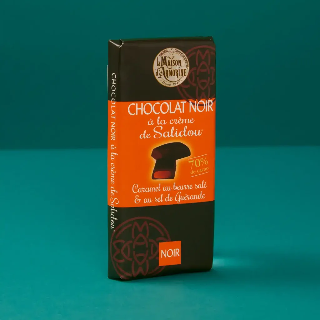 Tablette chocolat noir salidou 100g armorine