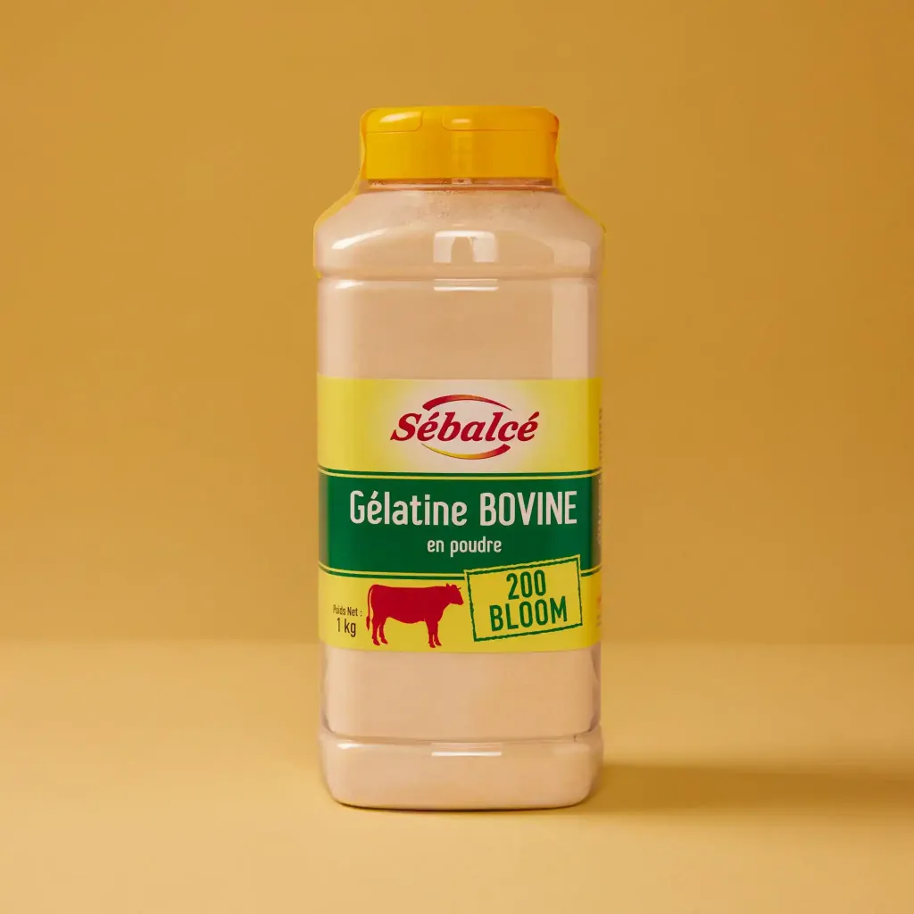 Gelatine bovine 200 bloom poudre 1kg  Condifa