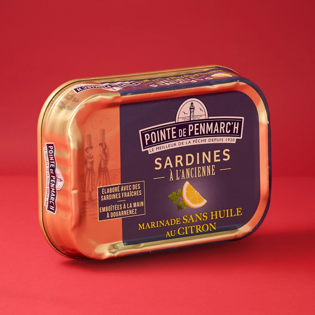 Sardines marinées s/huile citron 115g Penmarch